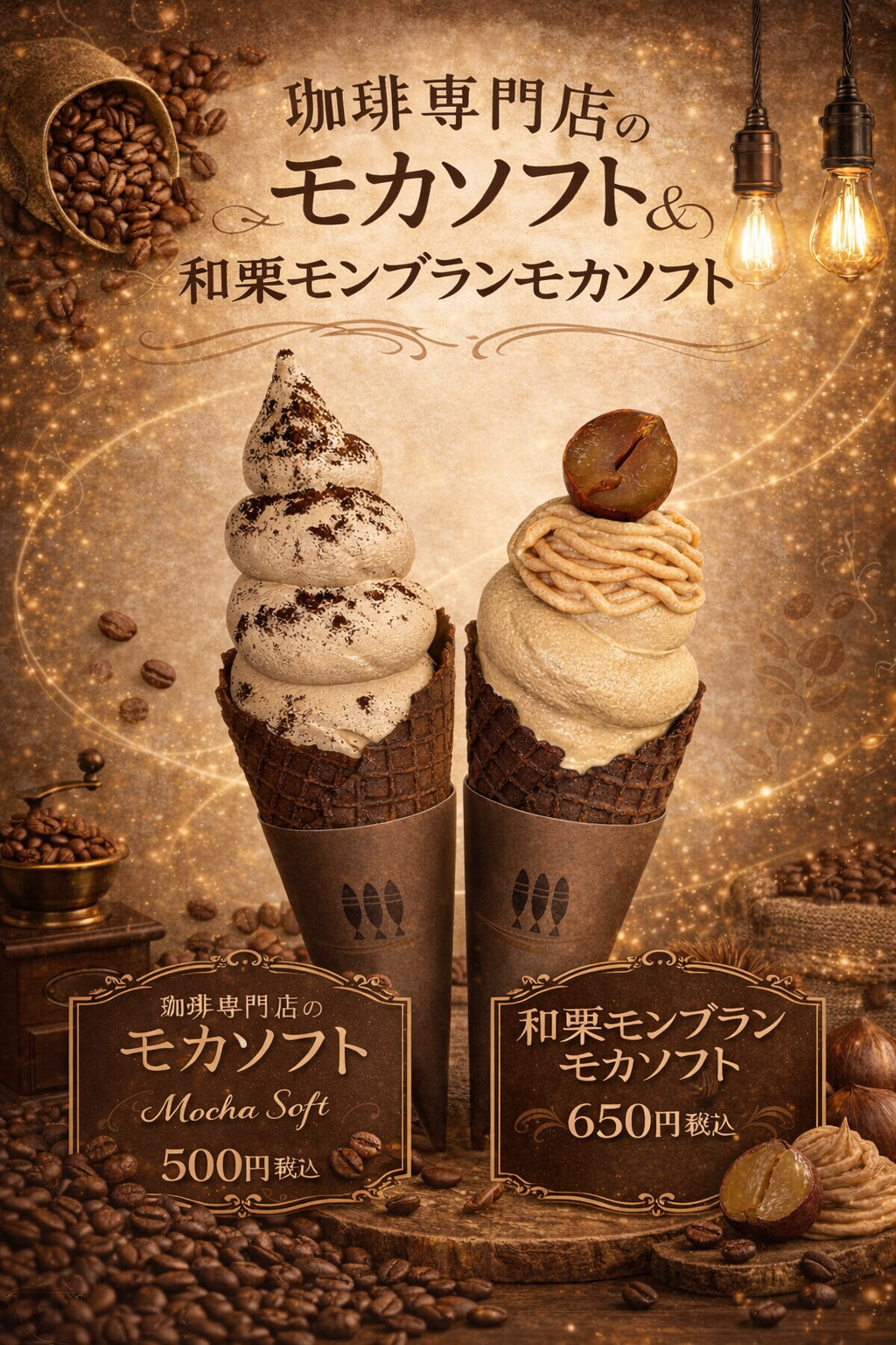 モカソフト＆モンブランモカソフト